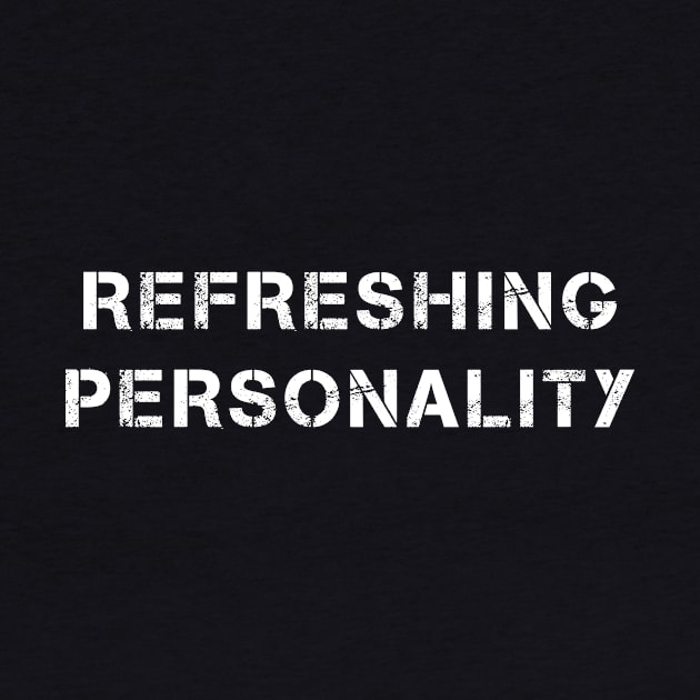 Refreshing personality Typography by PallKris